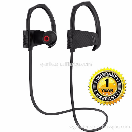 Bluetooth Headphones, Wireless Headset V4.1 Heavy Bass Stereo In Ear Earbuds Noise Isolating Waterproof Sports Earphones with Mi
